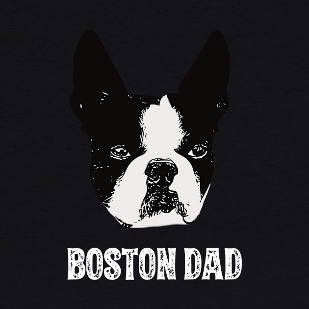 Boston Terrier Dad by DoggyStyles